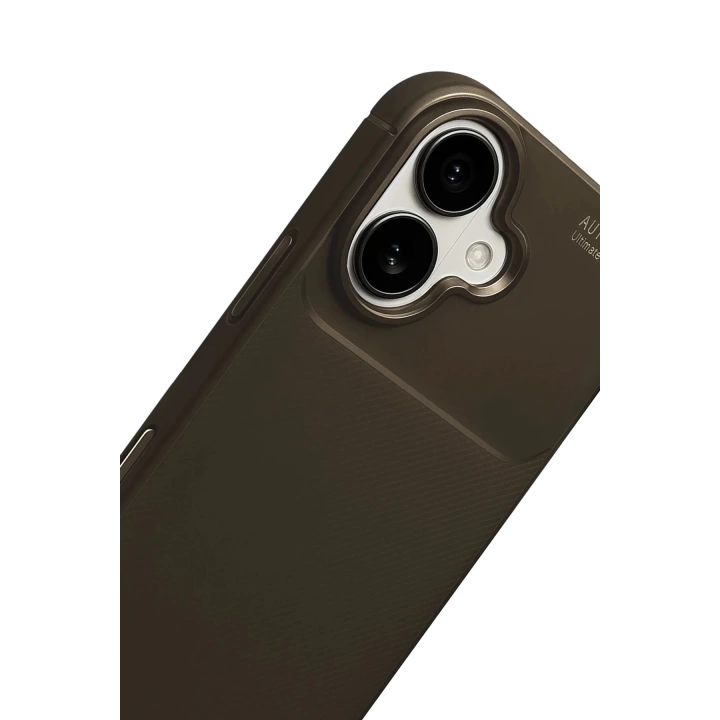 BFS Apple iPhone 17 Auto Focus Karbon Kapak - Kahverengi