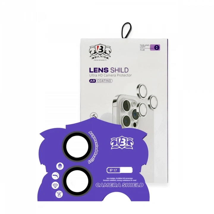 BFS  Apple iPhone 17 Bilvis Titan Kamera Lens - Siyah