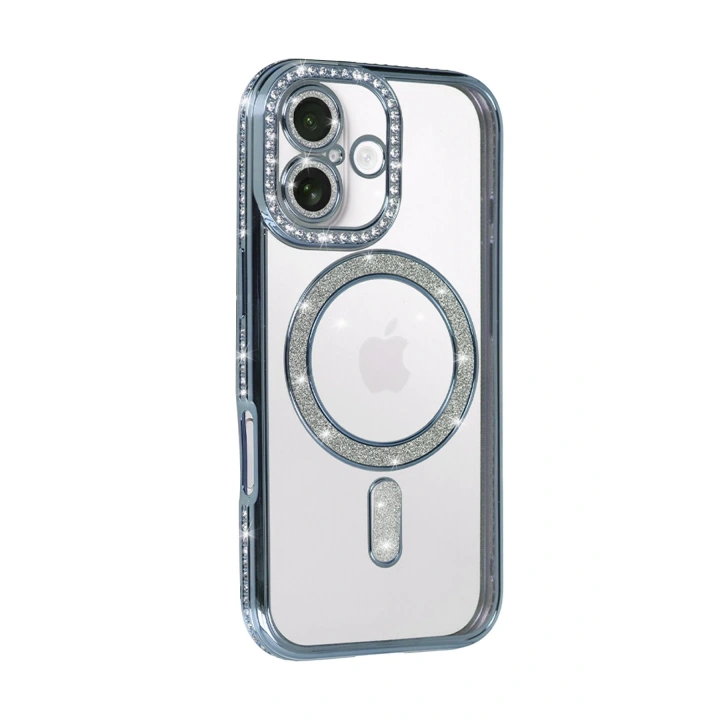 BFS  Apple iPhone 17 Joke Simli Magneticsafe Kılıf - Mavi