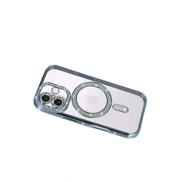 BFS  Apple iPhone 17 Joke Simli Magneticsafe Kılıf - Mavi