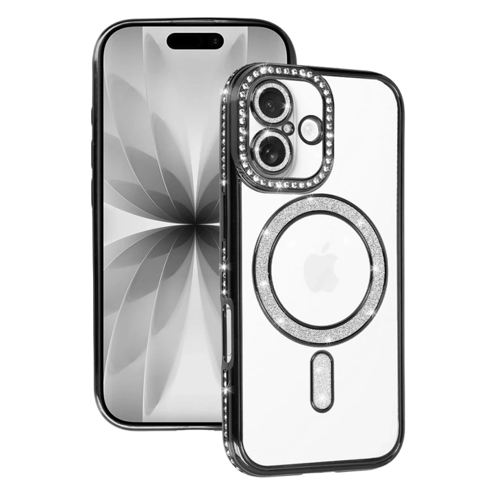 BFS  Apple iPhone 17 Joke Simli Magneticsafe Kılıf - Siyah