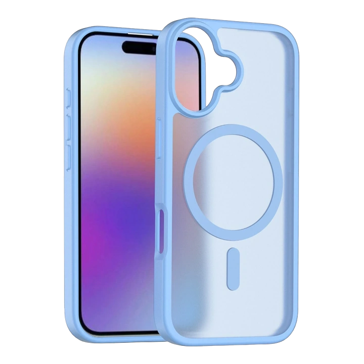 BFS  Apple iPhone 17 Jota Magsafe Kapak - Açık Mavi