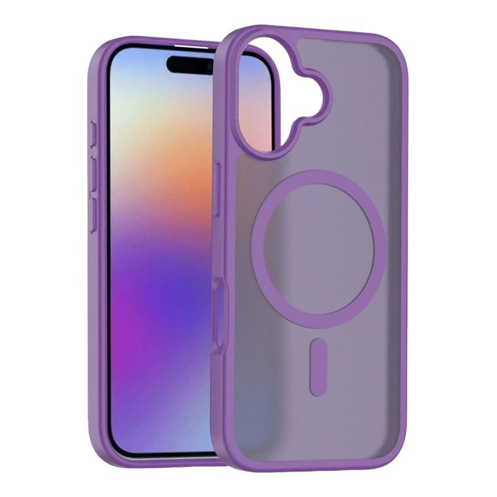 BFS  Apple iPhone 17 Jota Magsafe Kapak - Derin Mor