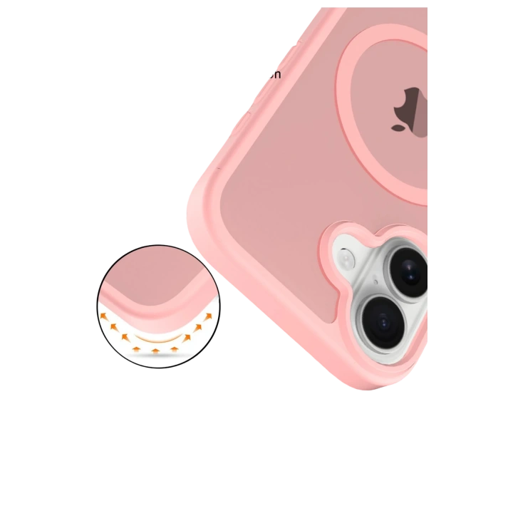 BFS  Apple iPhone 17 Jota Magsafe Kapak - Pudra