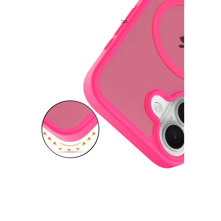 BFS  Apple iPhone 17 Jota Magsafe Kapak - Rose