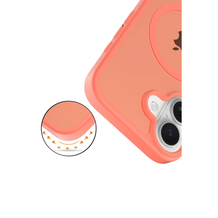 BFS  Apple iPhone 17 Jota Magsafe Kapak - Turuncu