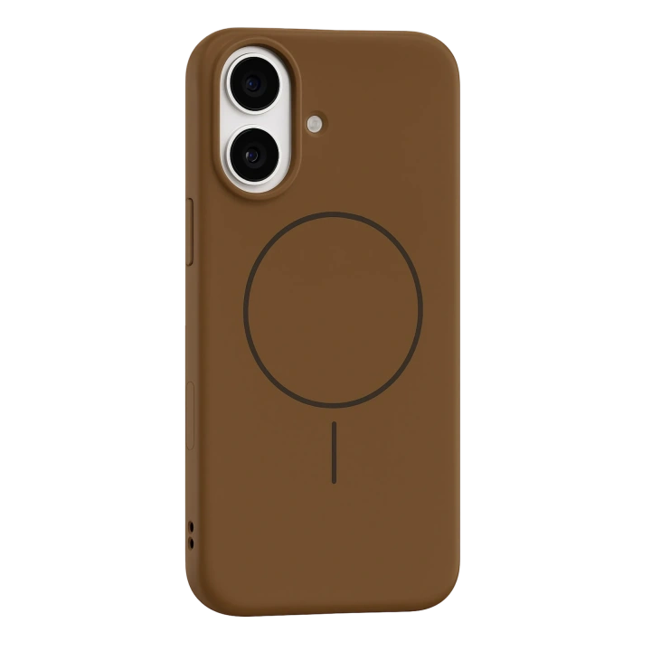 BFS  Apple iPhone 17 Jully Magsafe Kapak - Kahverengi