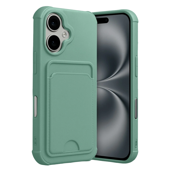 BFS  Apple iPhone 17 Kelvin Kartvizitli Silikon - Açık Yeşil
