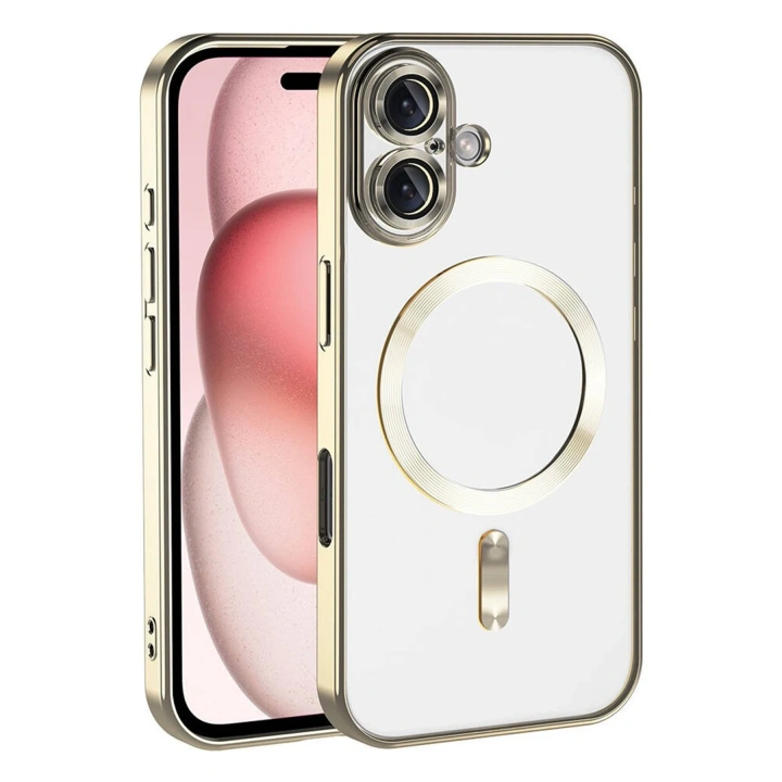 BFS  Apple iPhone 17 Kross Magneticsafe Kapak - Gold