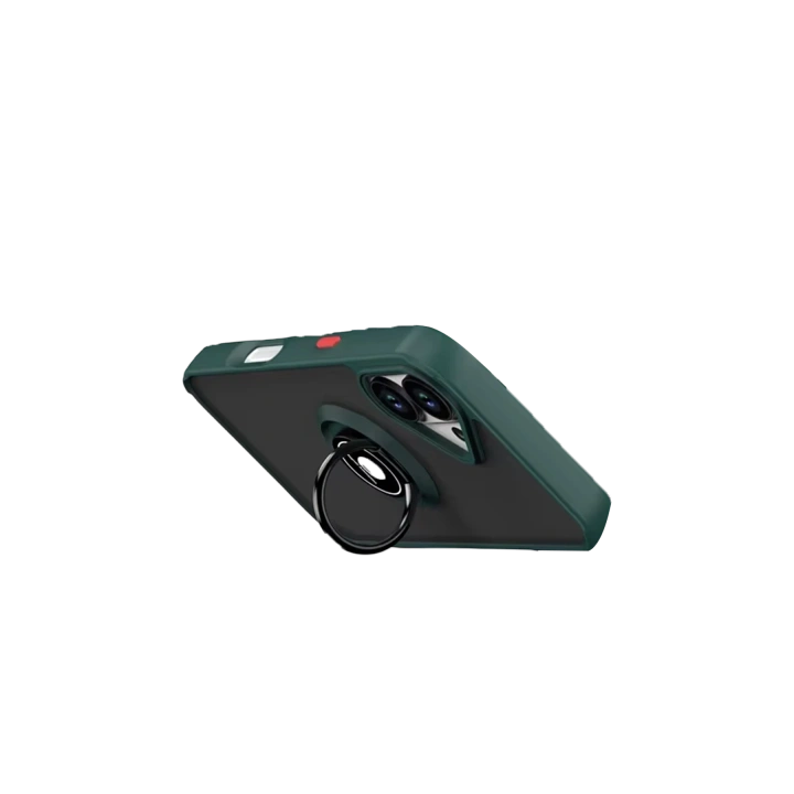 BFS  Apple iPhone 17 Montreal Yüzüklü Silikon Kapak - Yeşil