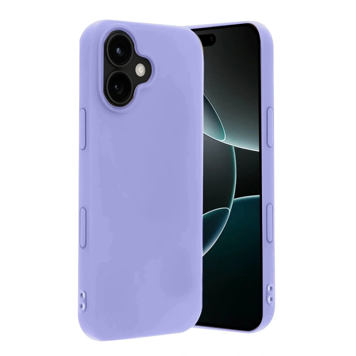 BFS Apple iPhone 17 Nano içi Kadife Silikon - Lila