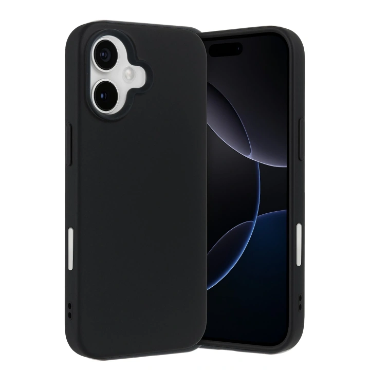 BFS  Apple iPhone 17 Nano içi Kadife Silikon - Siyah