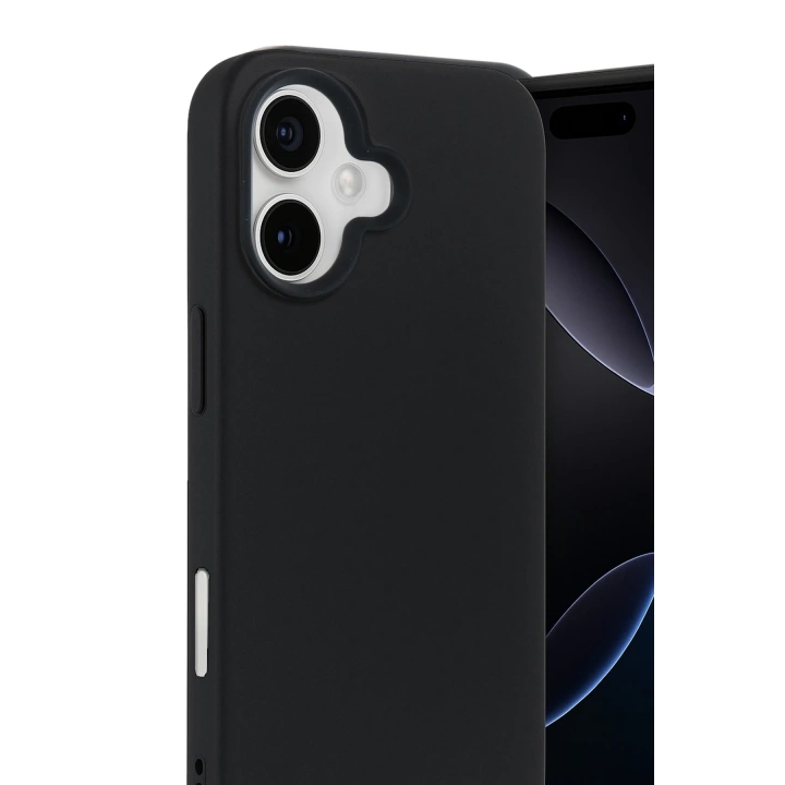 BFS  Apple iPhone 17 Nano içi Kadife Silikon - Siyah