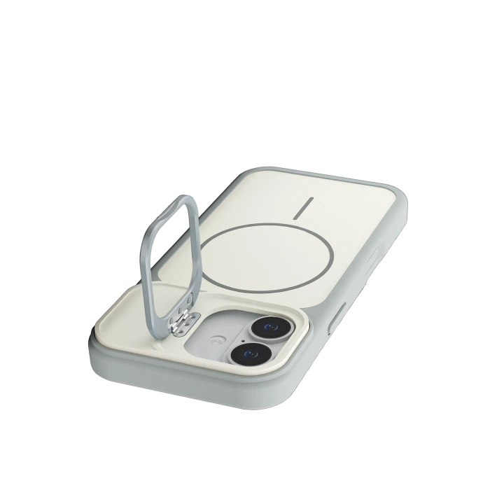 BFS  Apple iPhone 17 Pale Magsafe Standlı Kapak - Beyaz