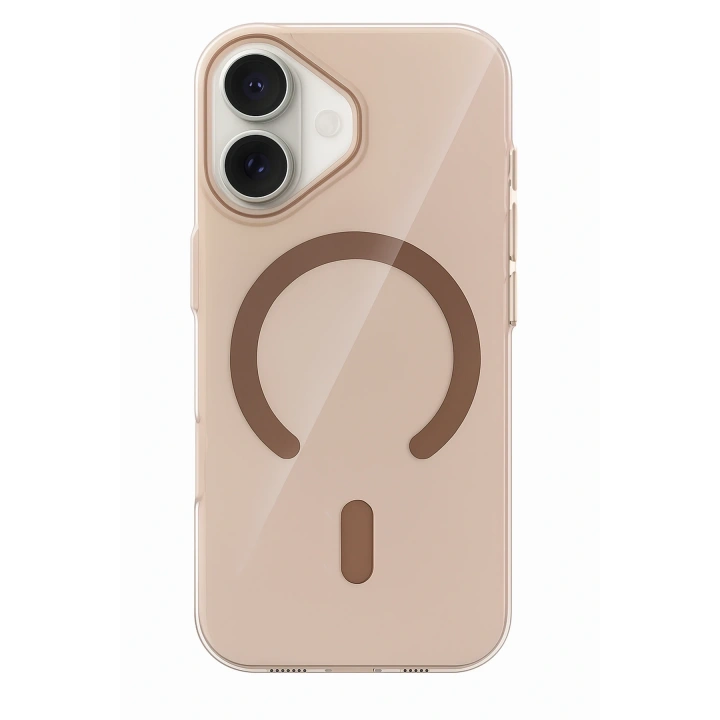 BFS  Apple iPhone 17 PC Blank Magsafe Kapak - Çöl Titanyum