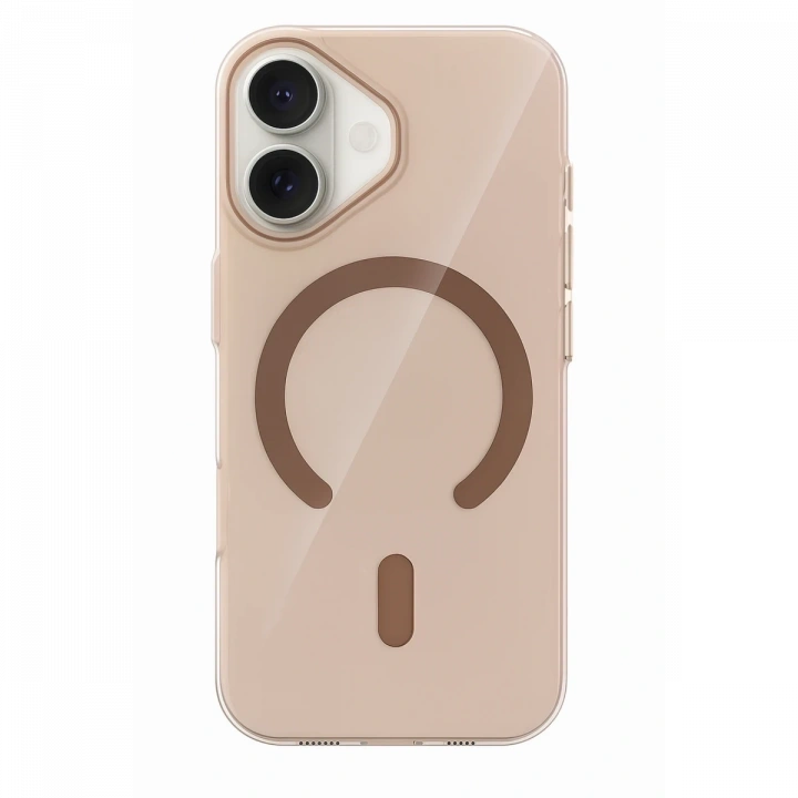 BFS  Apple iPhone 17 PC Blank Magsafe Kapak - Çöl Titanyum