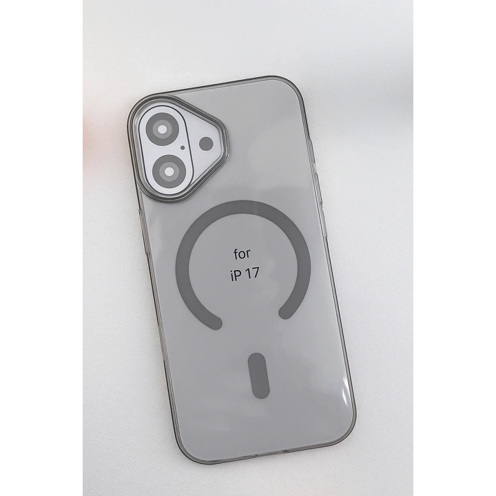 BFS  Apple iPhone 17 PC Blank Magsafe Kapak - Natural Grey