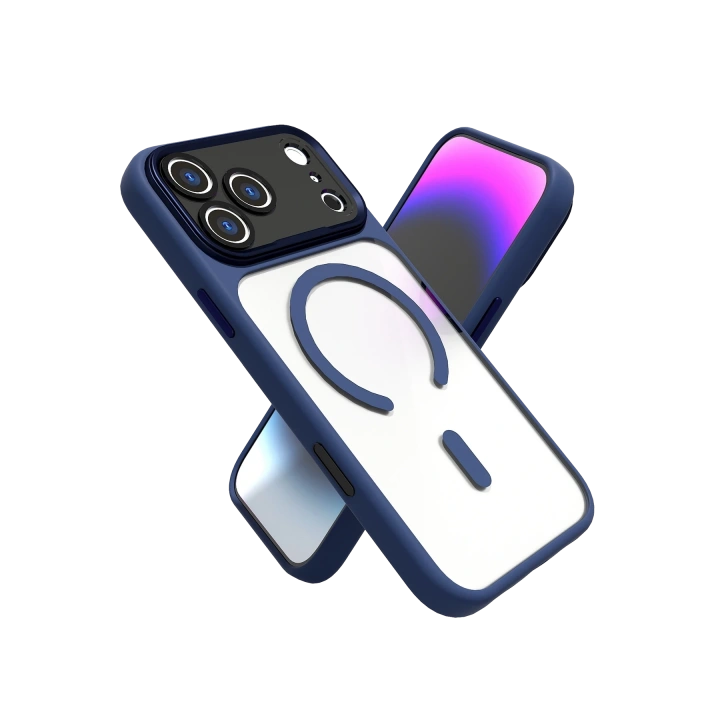BFS  Apple iPhone 17 Pro Hazar Magsafe Kapak - Lacivert