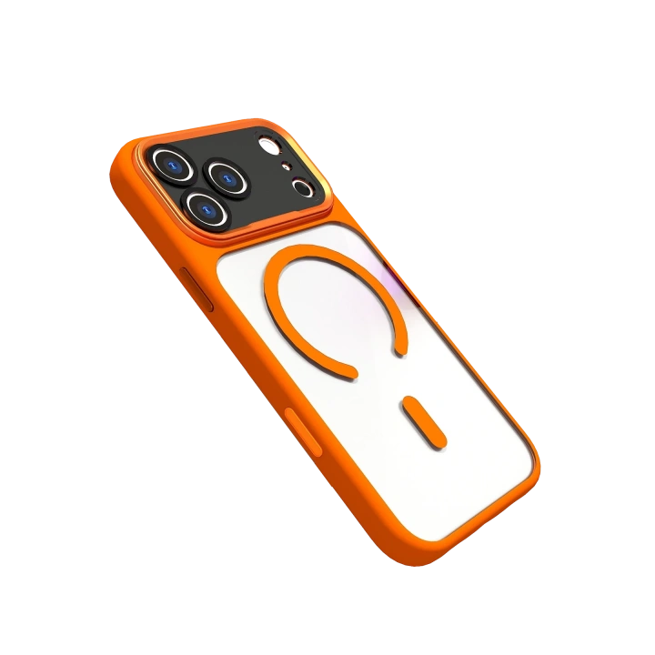BFS  Apple iPhone 17 Pro Hazar Magsafe Kapak - Turuncu