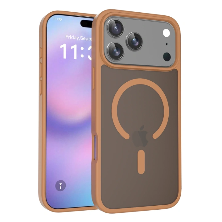 BFS  Apple iPhone 17 Pro Jota Magsafe Kapak - Çöl Titanyum