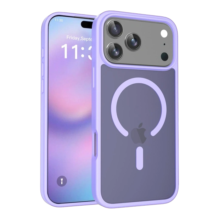 BFS  Apple iPhone 17 Pro Jota Magsafe Kapak - Lila