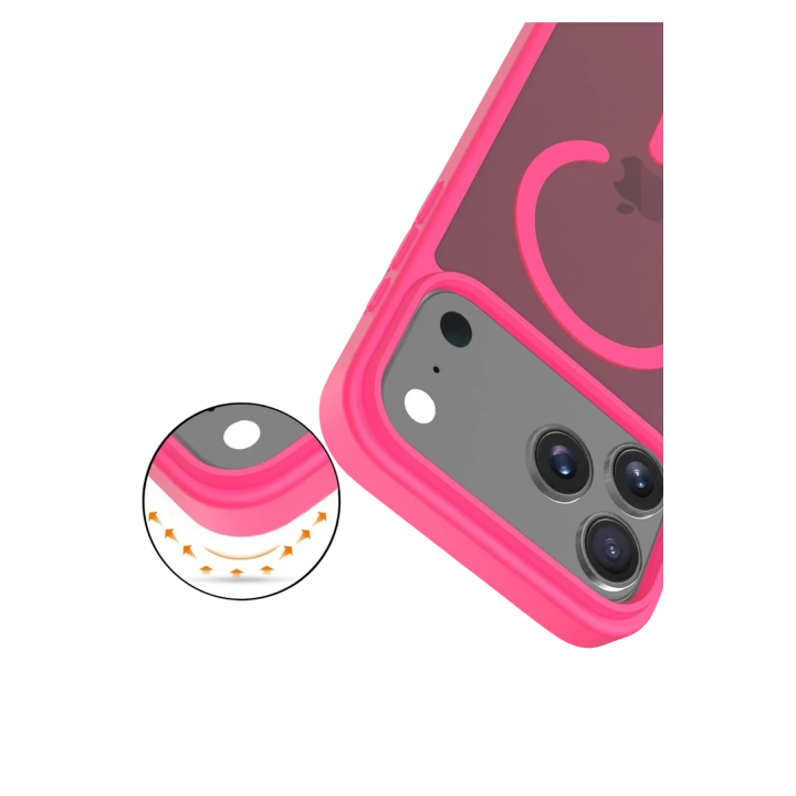 BFS  Apple iPhone 17 Pro Jota Magsafe Kapak - Rose