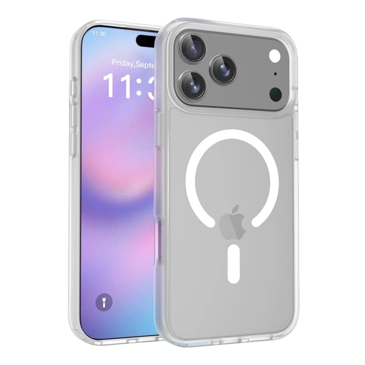 BFS  Apple iPhone 17 Pro Jota Magsafe Kapak - Şeffaf