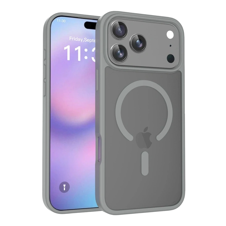 BFS  Apple iPhone 17 Pro Jota Magsafe Kapak - Titan Gri