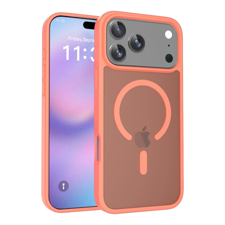 BFS  Apple iPhone 17 Pro Jota Magsafe Kapak - Turuncu