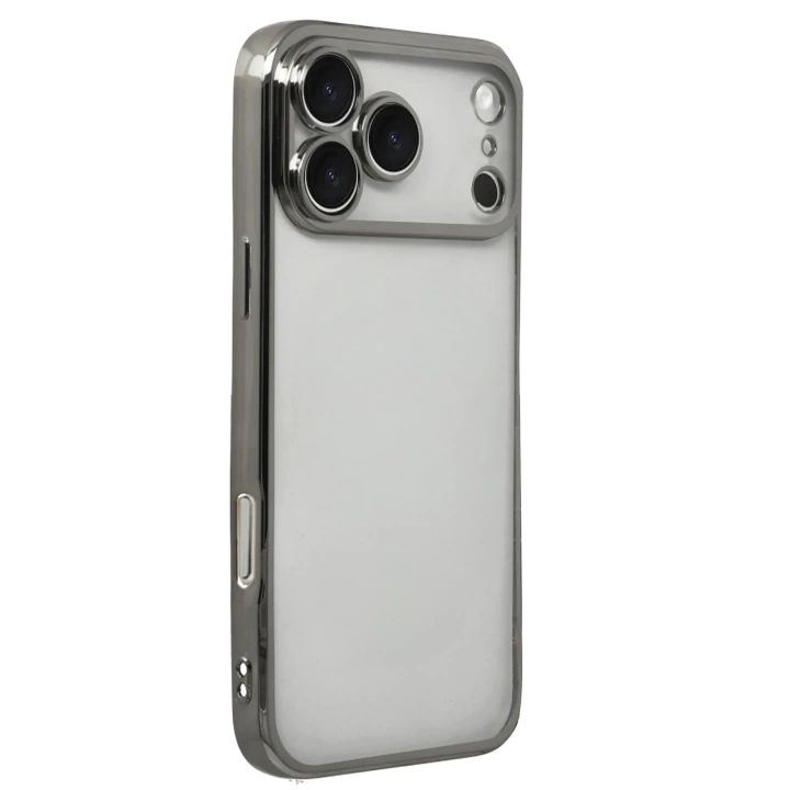 BFS  Apple iPhone 17 Pro  Lensli Silikon - Titan Gri