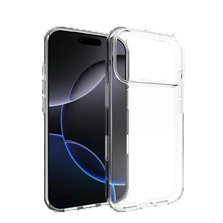BFS Apple iPhone 17 Pro Lüx Şeffaf Silikon - Şeffaf