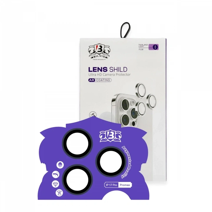 BFS  Apple iPhone 17 Pro Max Bilvis Titan Kamera Lens - Lacivert