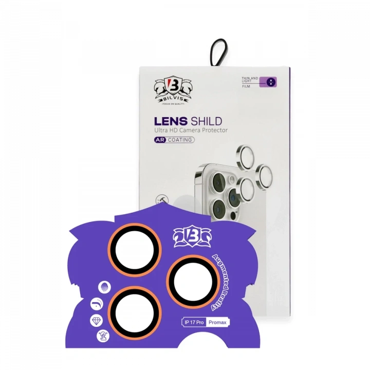 BFS  Apple iPhone 17 Pro Max Bilvis Titan Kamera Lens - Turuncu