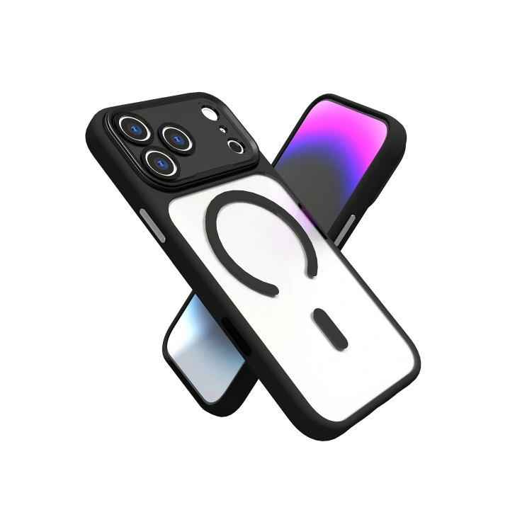 BFS  Apple iPhone 17 Pro Max Hazar Magsafe Kapak - Siyah