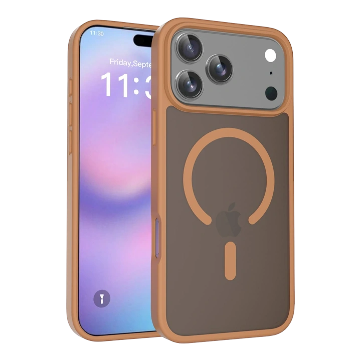 BFS  Apple iPhone 17 Pro Max Jota Magsafe Kapak - Çöl Titanyum