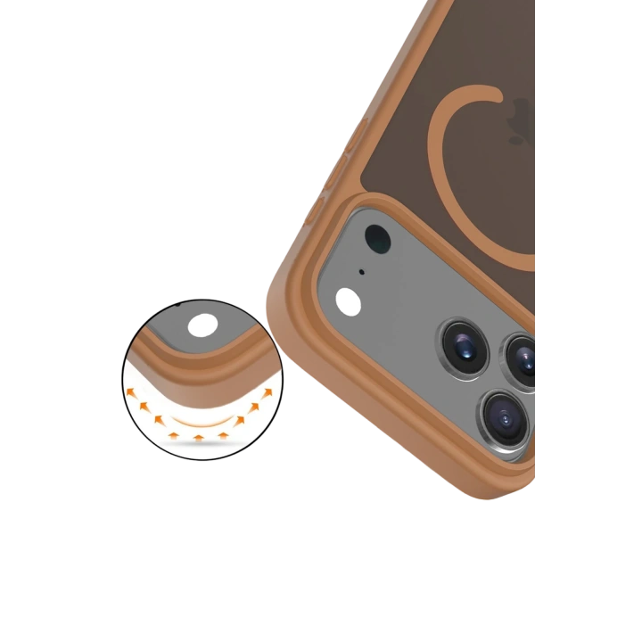 BFS  Apple iPhone 17 Pro Max Jota Magsafe Kapak - Çöl Titanyum