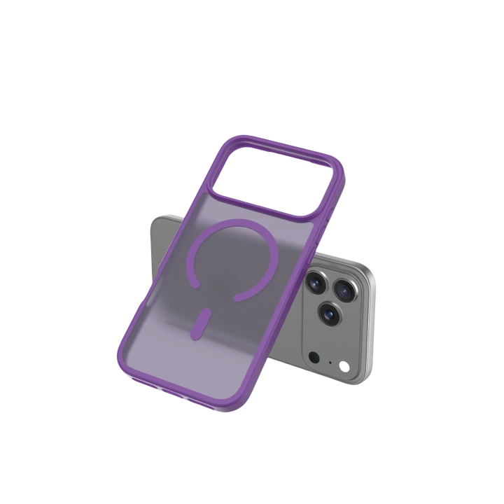 BFS  Apple iPhone 17 Pro Max Jota Magsafe Kapak - Derin Mor