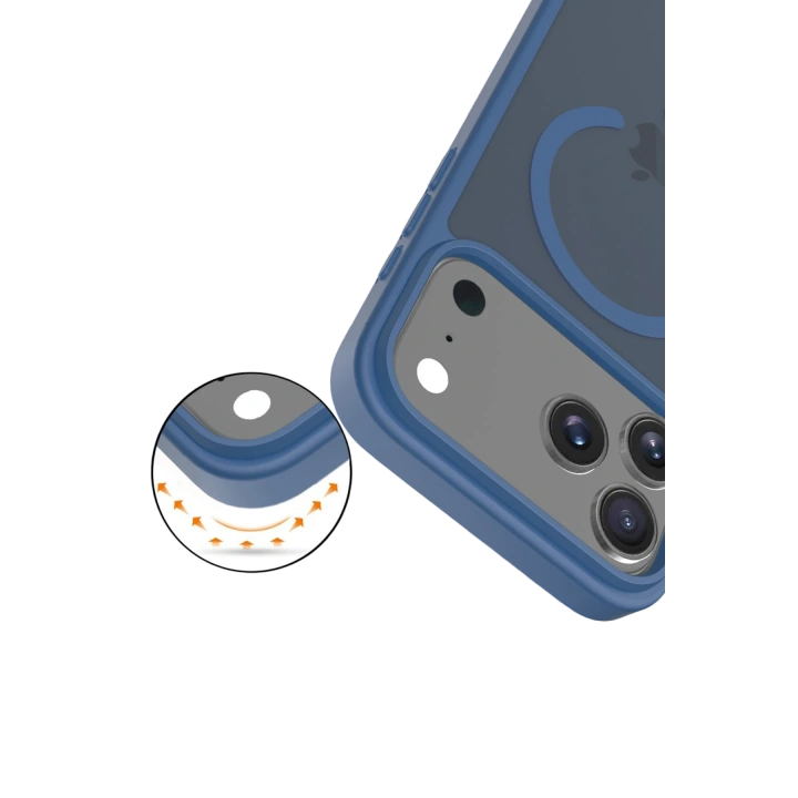 BFS  Apple iPhone 17 Pro Max Jota Magsafe Kapak - Lacivert