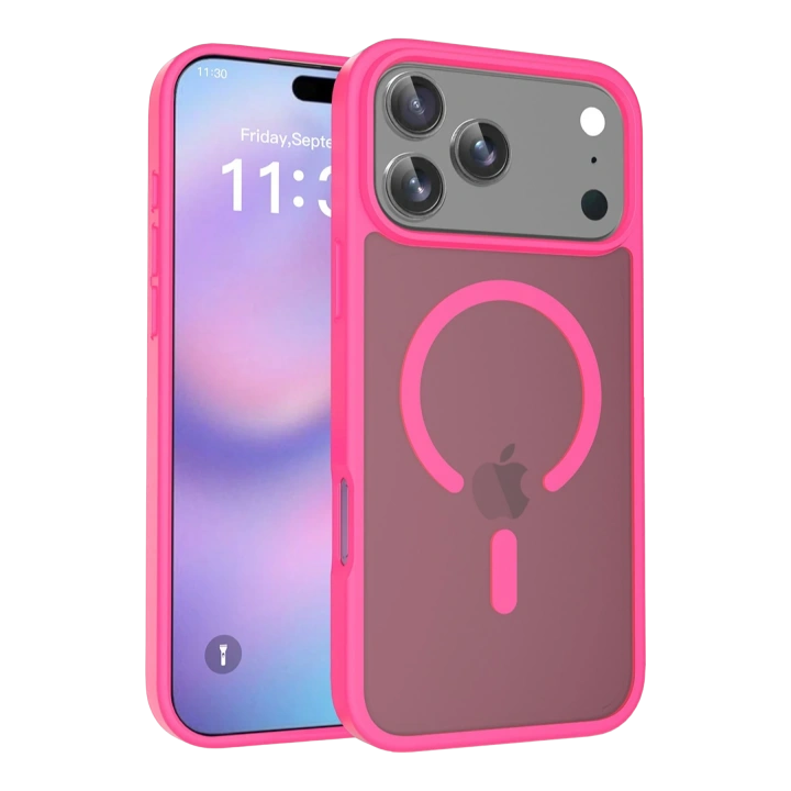 BFS  Apple iPhone 17 Pro Max Jota Magsafe Kapak - Rose