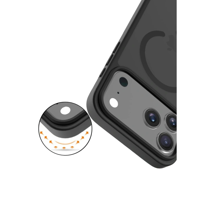 BFS  Apple iPhone 17 Pro Max Jota Magsafe Kapak - Siyah