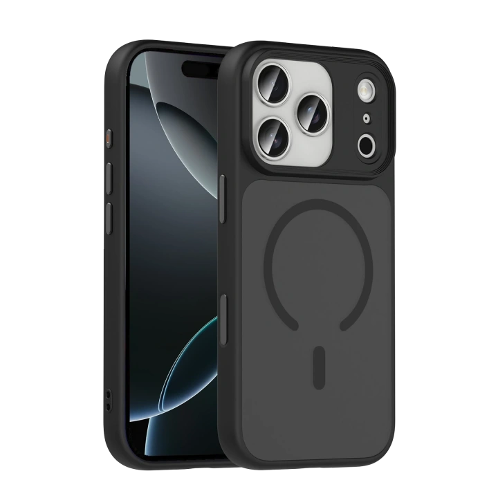 BFS  Apple iPhone 17 Pro Max Megane Magsafe Kapak - Siyah