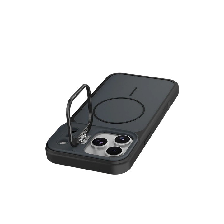 BFS  Apple iPhone 17 Pro Max Pale Magsafe Standlı Kapak - Siyah