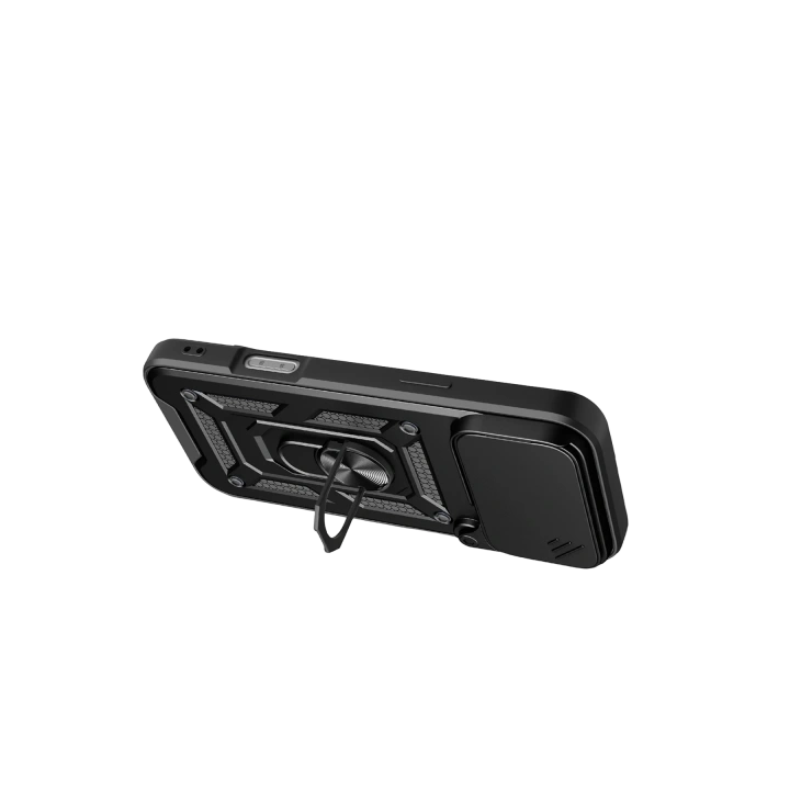 BFS  Apple iPhone 17 Pro Max Pars Lens Yüzüklü Silikon - Siyah