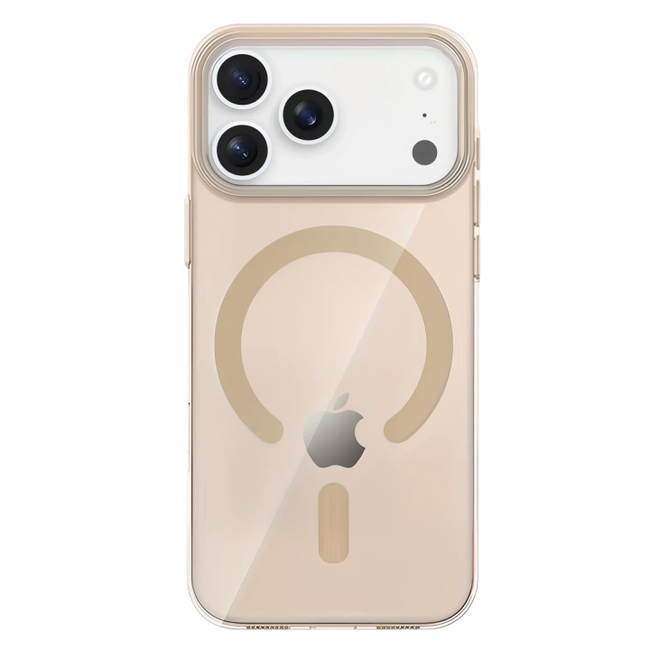 BFS  Apple iPhone 17 Pro Max PC Blank Magsafe Kapak - Çöl Titanyum