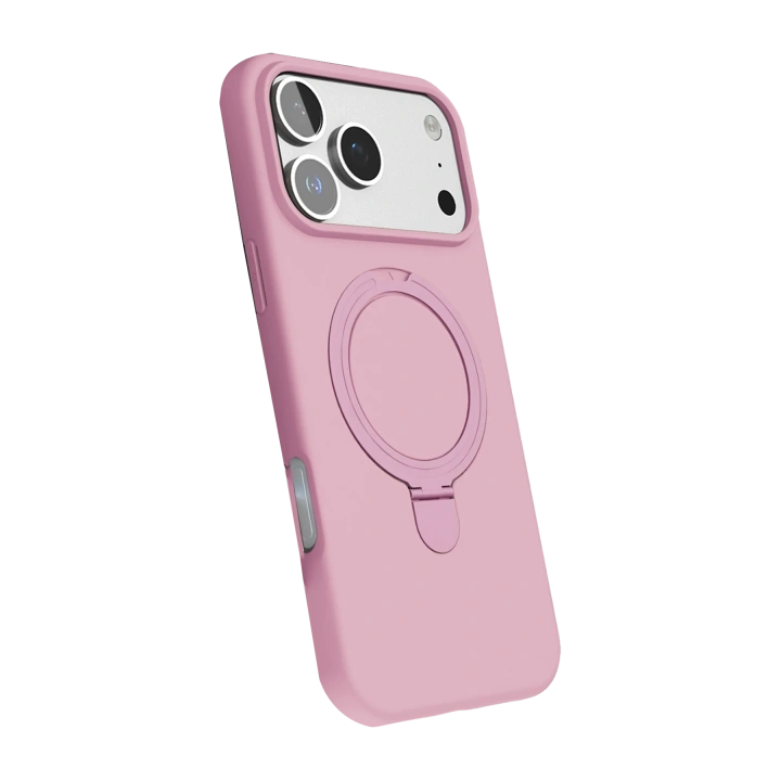 BFS  Apple iPhone 17 Pro Max Regal Magsafe Standlı Kapak - Açık Pembe