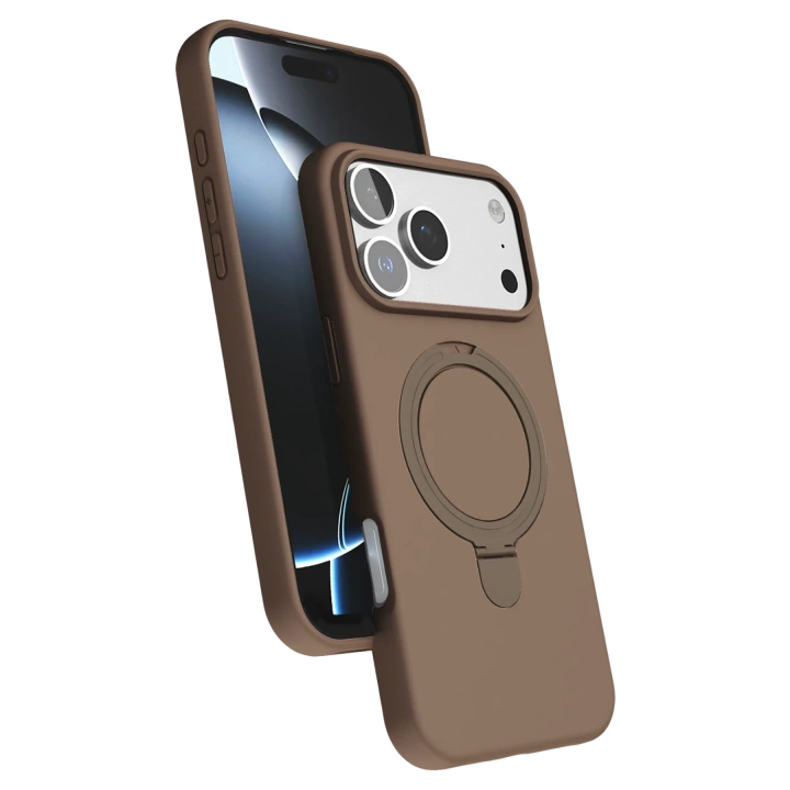 BFS  Apple iPhone 17 Pro Max Regal Magsafe Standlı Kapak - Çöl Titanyum