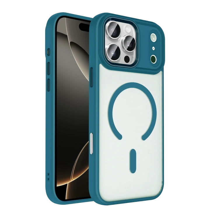 BFS  Apple iPhone 17 Pro Max Terea Magsafe Kapak - Açık Mavi