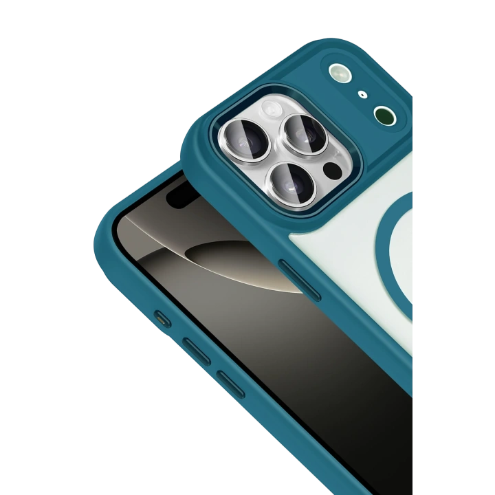 BFS  Apple iPhone 17 Pro Max Terea Magsafe Kapak - Açık Mavi