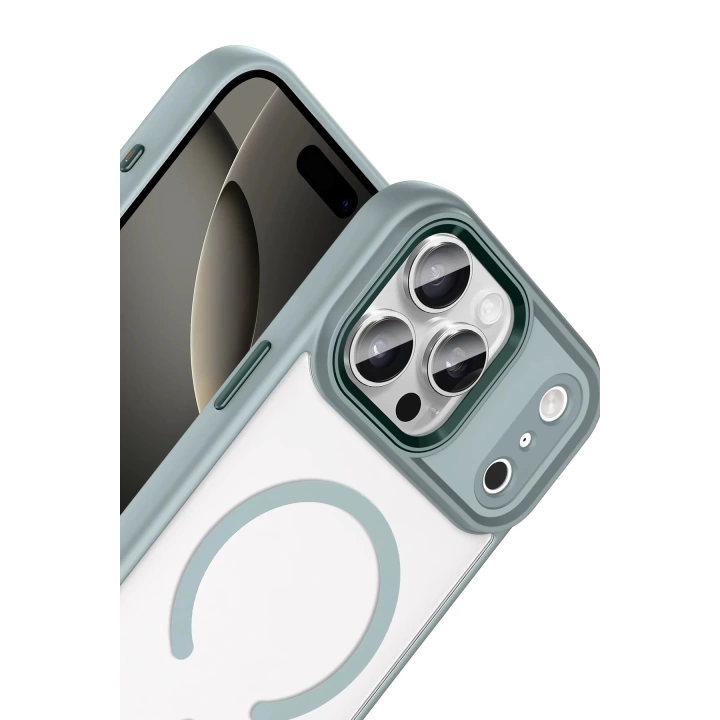 BFS Apple iPhone 17 Pro Max Terea Magsafe Kapak - Gri