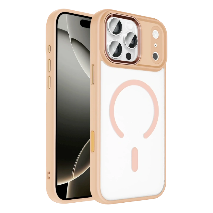 BFS  Apple iPhone 17 Pro Max Terea Magsafe Kapak - Pembe